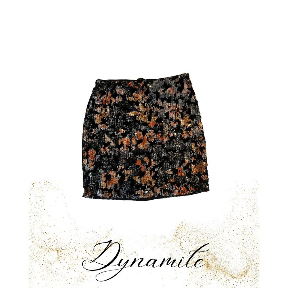 Dynamite sequin skirt